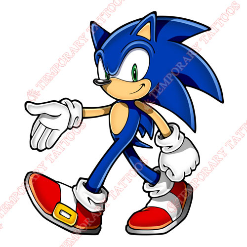 Sonic the Hedgehog Customize Temporary Tattoos Stickers NO.5295